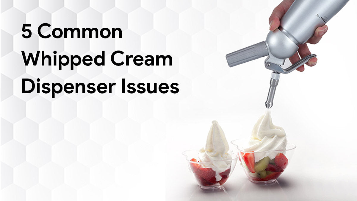 5 Common Whipped Cream Dispenser Issues