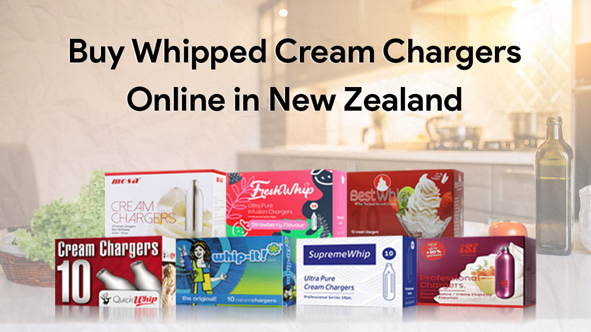 Buy Whipped Cream Chargers Online in New Zealand