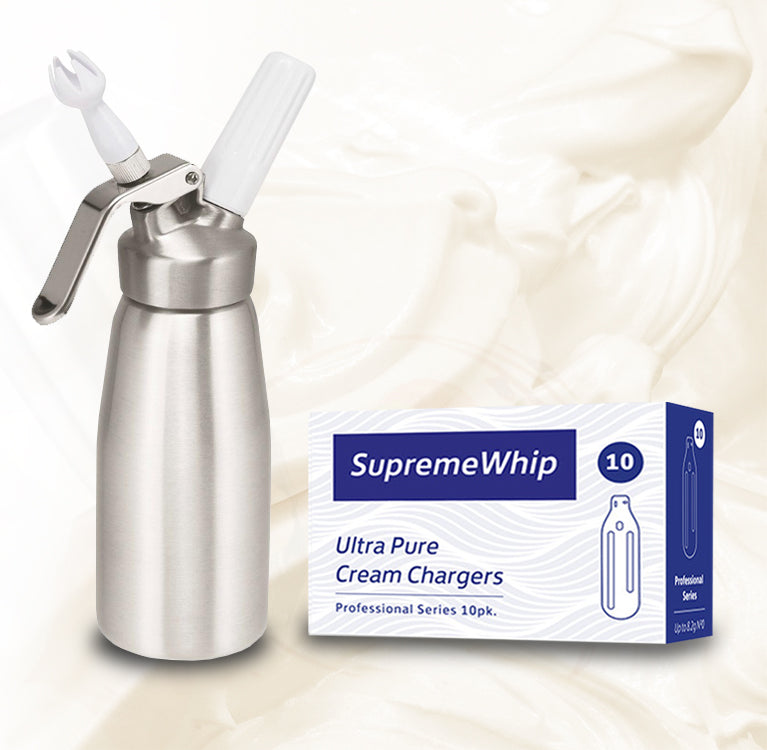 Cream Chargers & Dispenser Combo