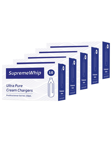 BOM SupremeWhip Cream Chargers - 10 Pack x 5 (50Pcs)